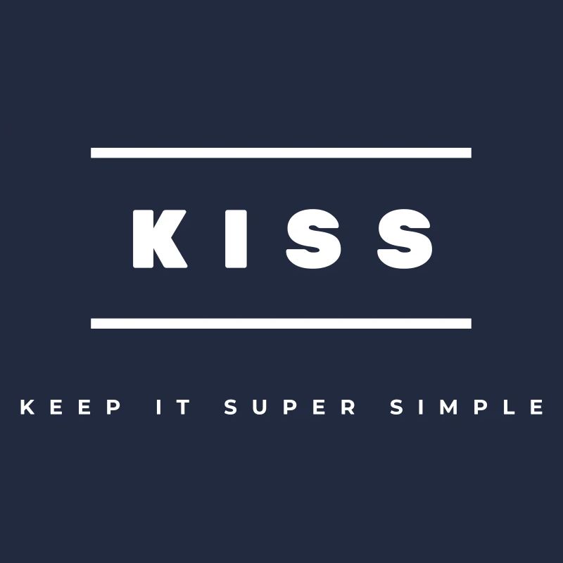 KISS - Keep It Super Simple (Simple logo)