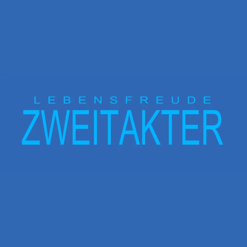 Lebensfreude Zweitakter Moped Roller