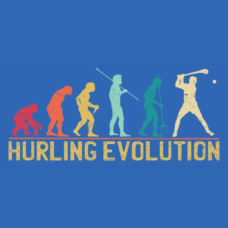 Hurling Evolution Silhouette Design