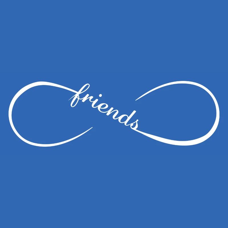 FatMonkey Designs Infinity Friends white