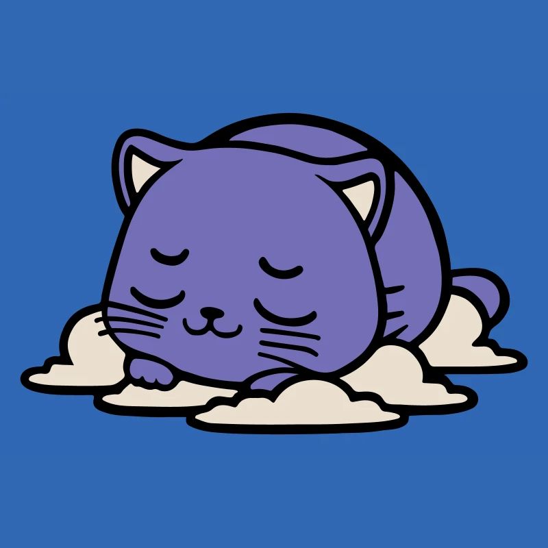 bébé chat qui dort