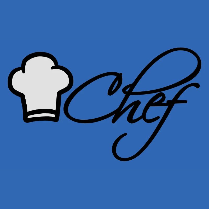 Chef Chef Cap Logo Star Chef