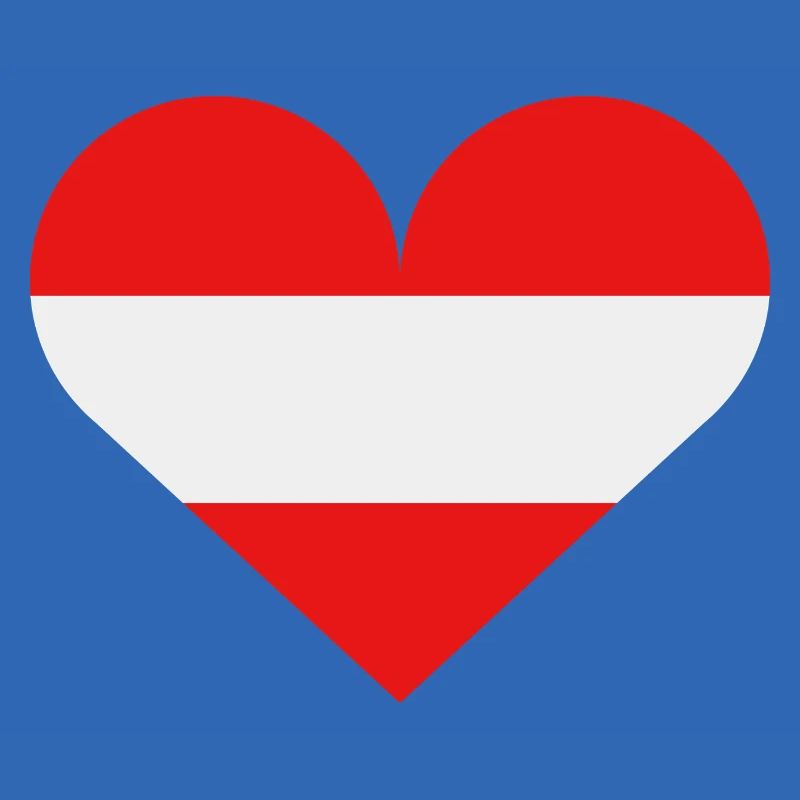 Austria heart flag