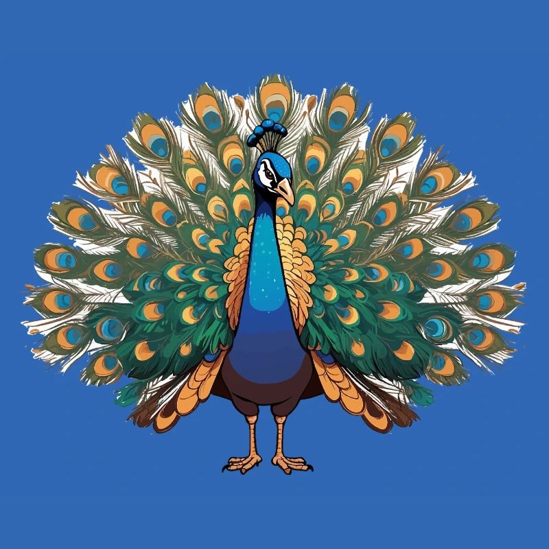 Pfau - Vogel Sticker