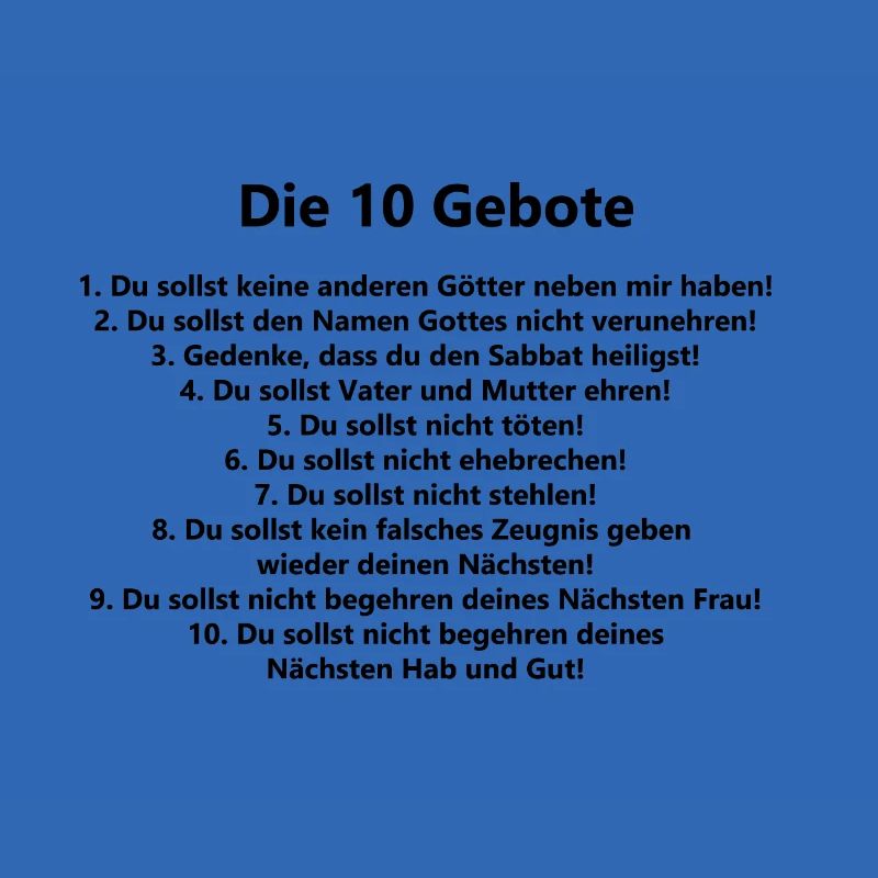 10 commandements