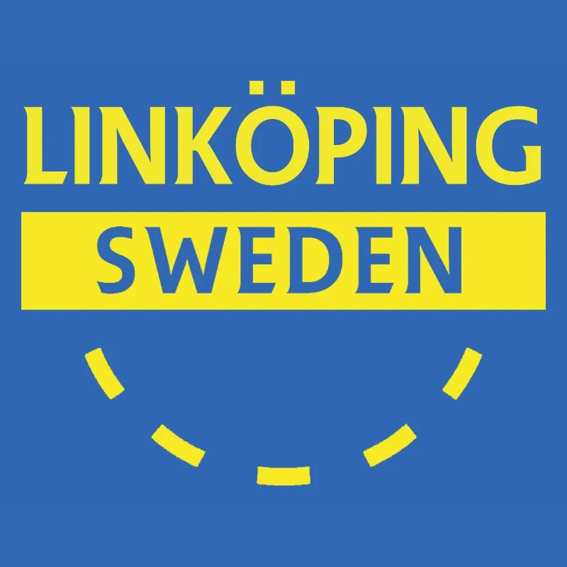 Linköping Sweden Neon text