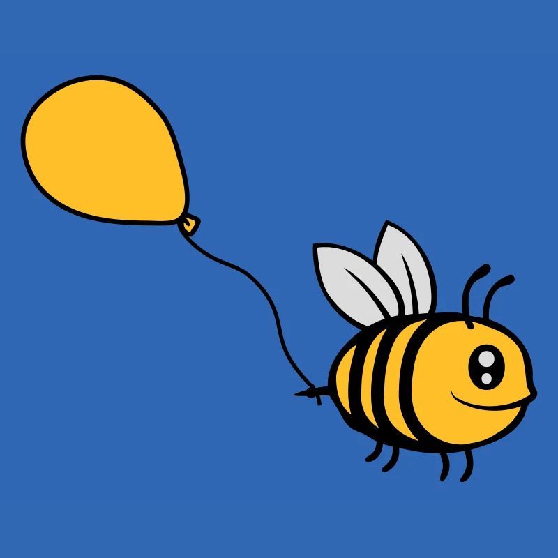 Happy Balloon Bee Comic