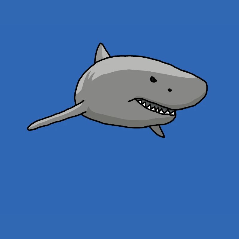 Requin, dessin, dessin animé