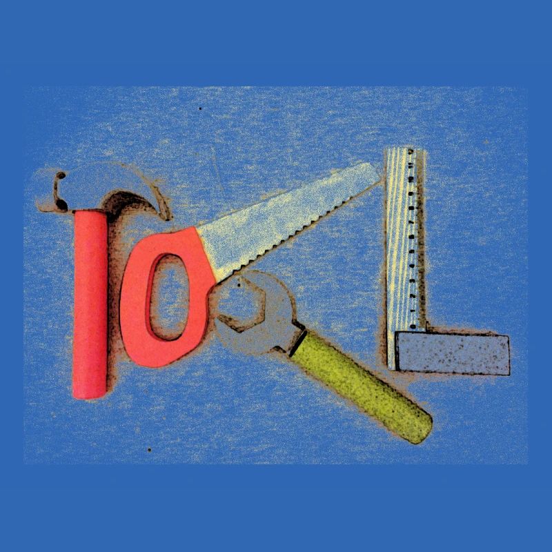 Hammer tool tool design for bright colors