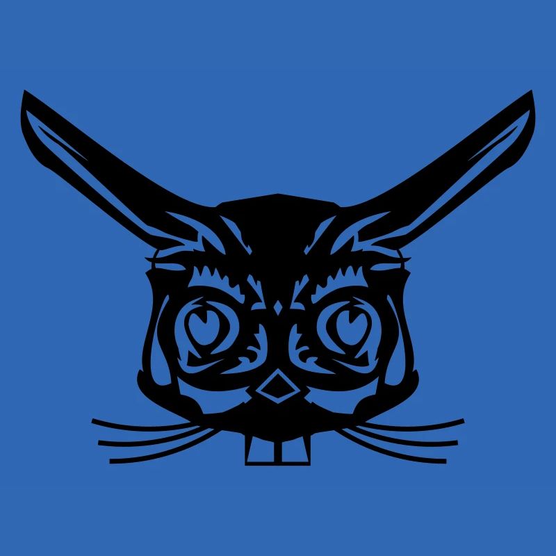 rabbit abstrakt face