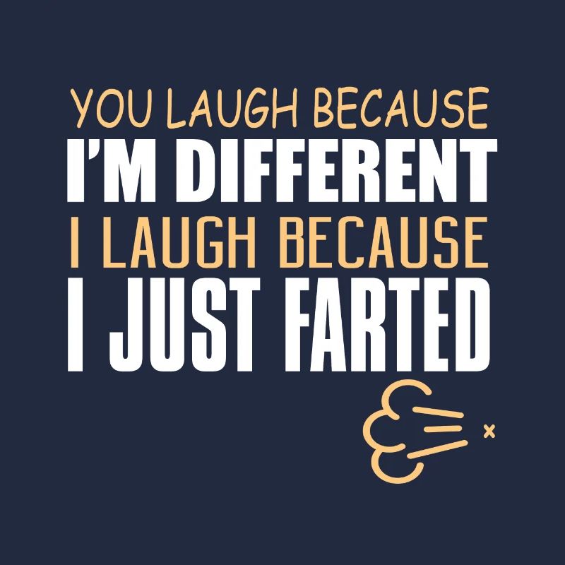 Sie lachen, weil ich anders bin