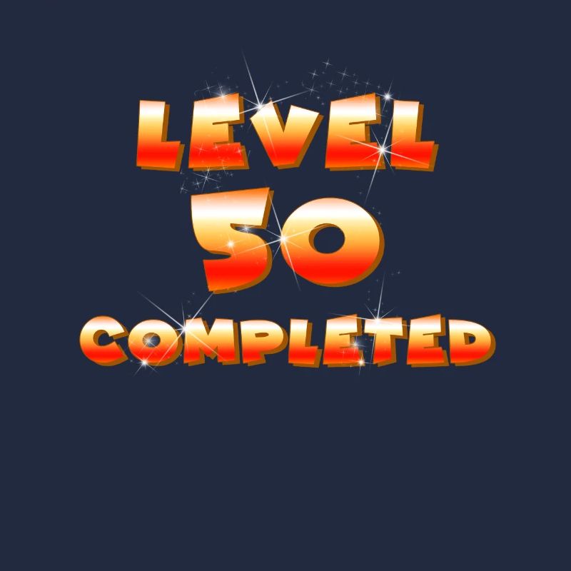 Level 50 - Comic Gamer Nerd Gift Birthday