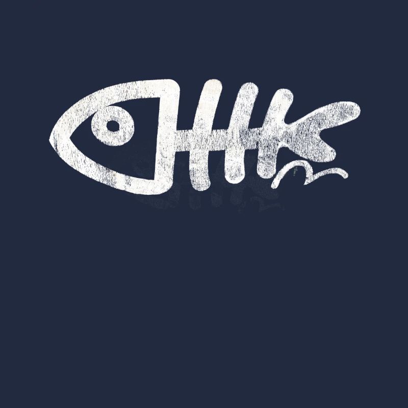 Squelette de poisson Graffiti Graphique