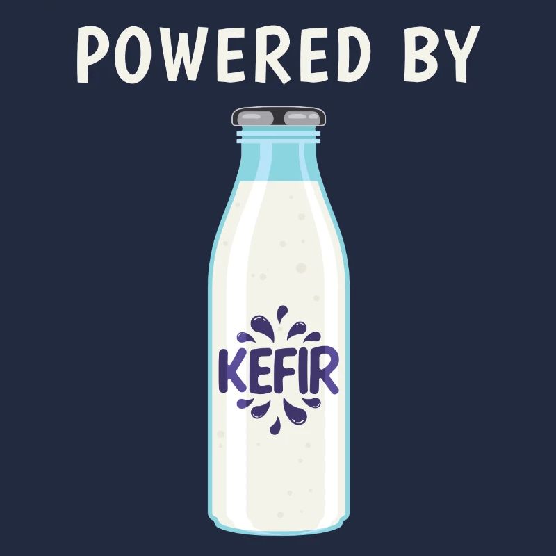 Funny Fermentation Drink Powered By Kefir graphic