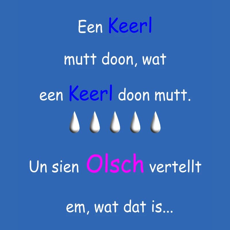 Plattdeutscher Spruch