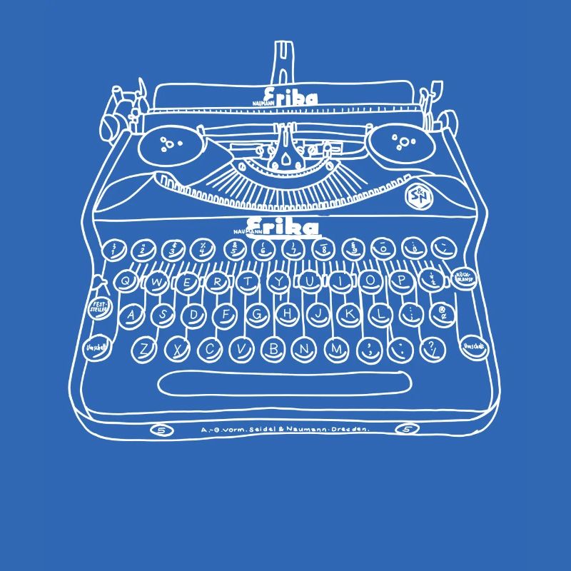 Erika Typewriter Tshirt, Typewriter Shirt, Gift