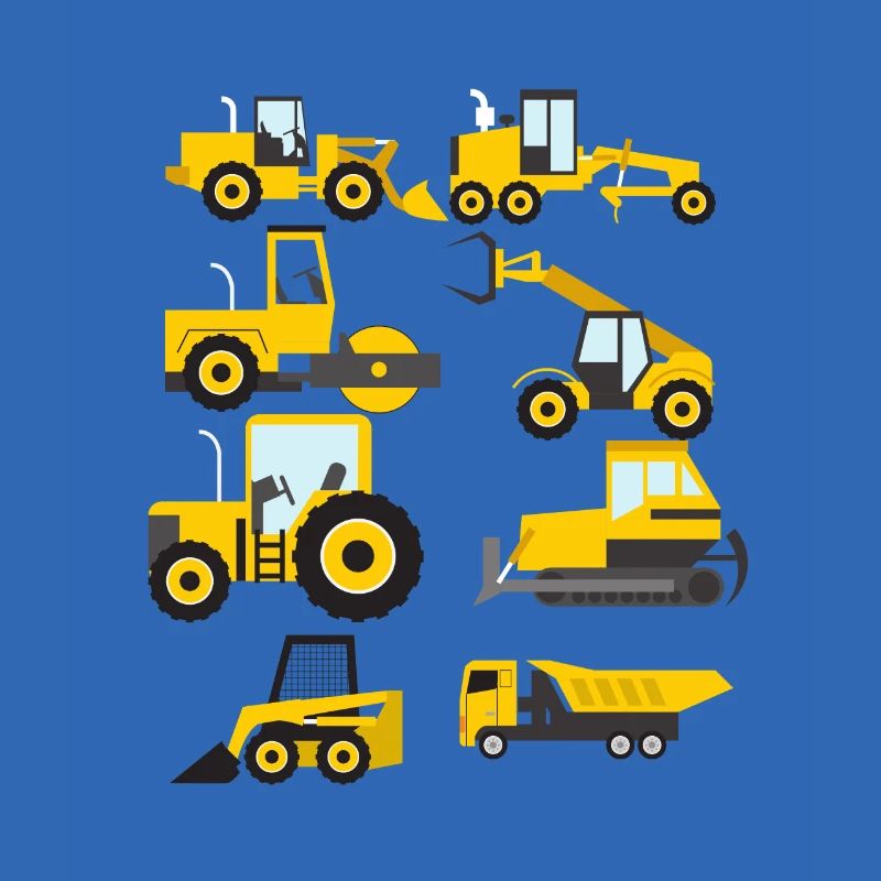 Collection de pelles de construction Funny Constructi
