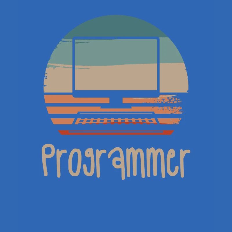 Rétro Vintage Programmeur Programmation Informatique