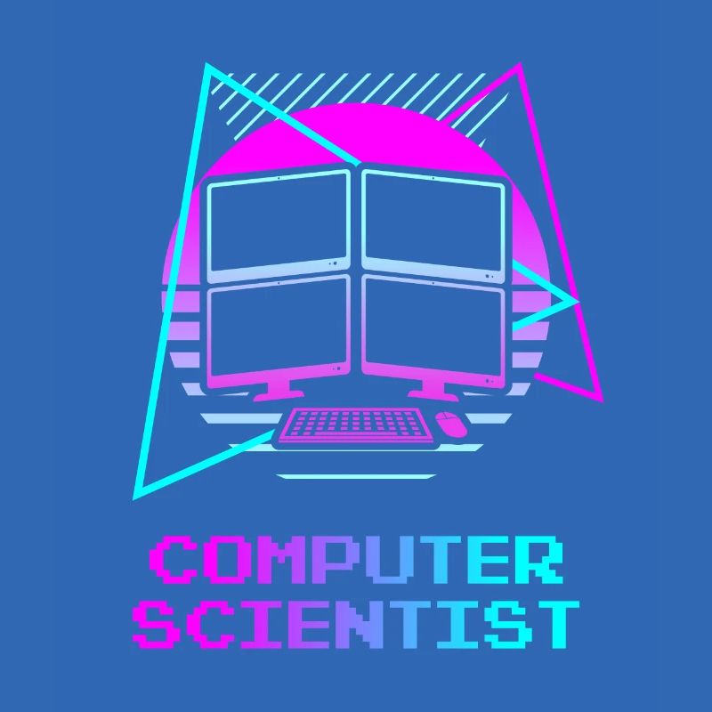 Retro Computer Scientist Information