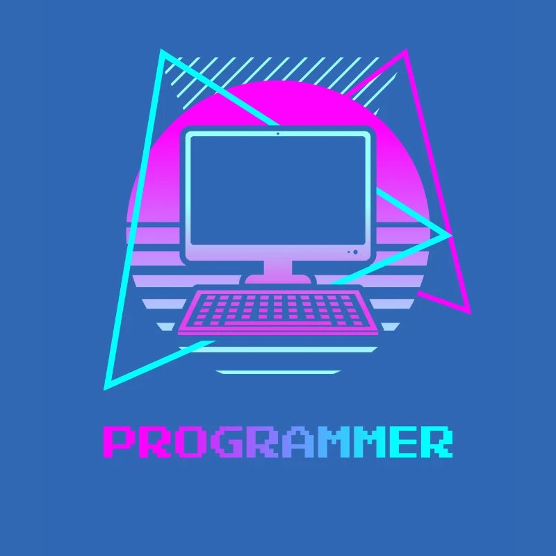 Programmeur rétro Programmation Informatique