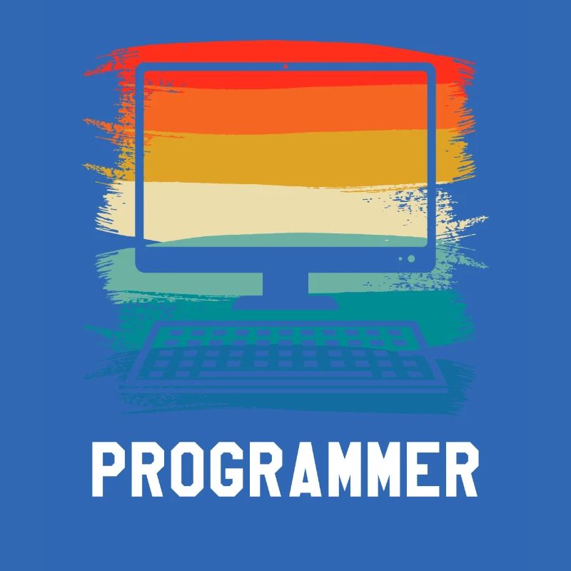 Retro Vintage Programmer Computer Programming