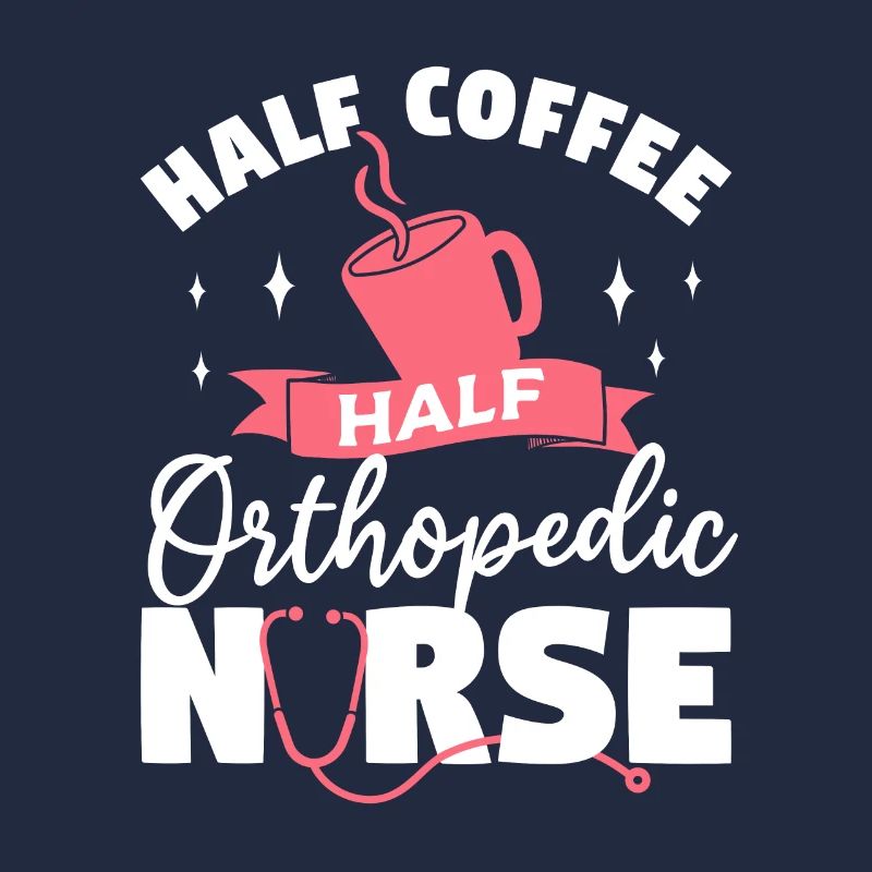 halb Kaffee halb orthopädische Krankenschwester Orthopäde RN