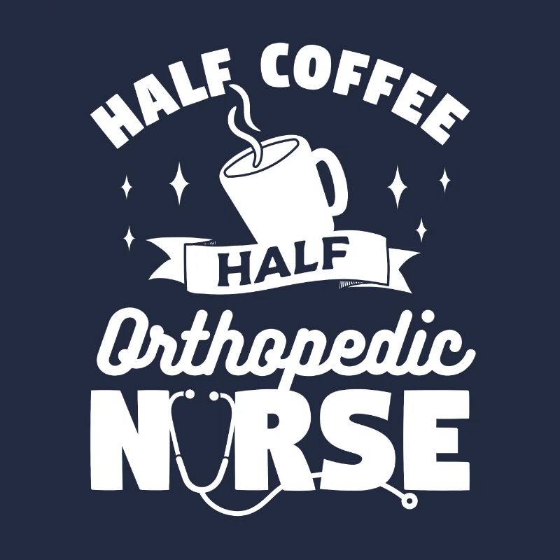 halb Kaffee halb orthopädische Krankenschwester Orthopäde RN