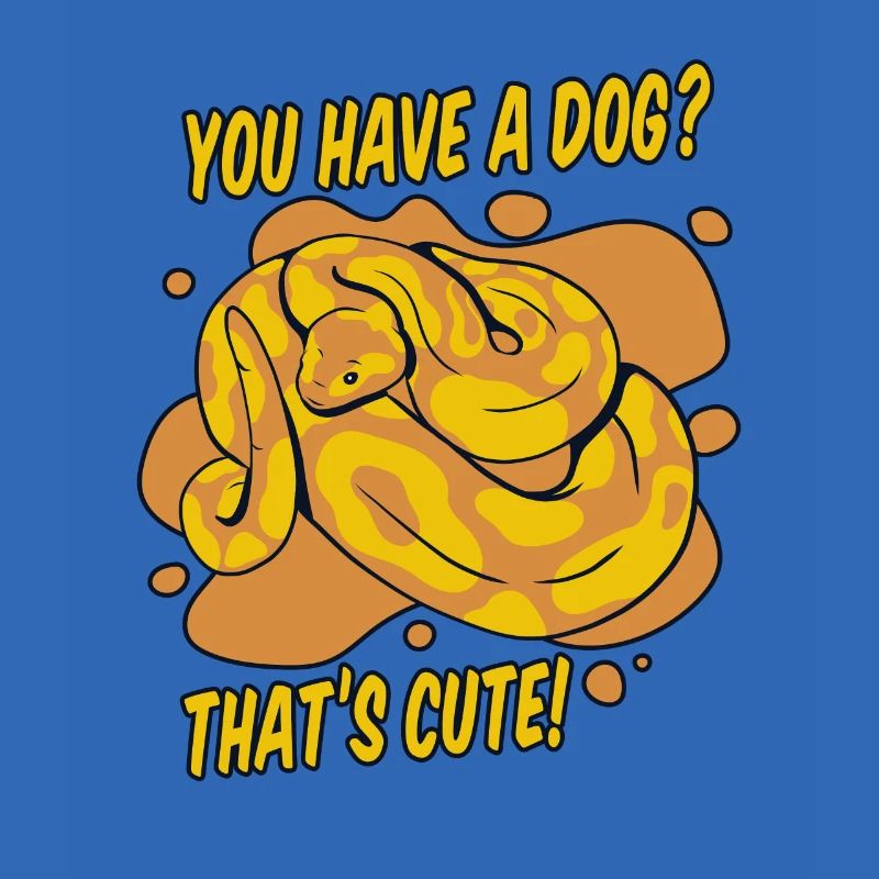 Vous avez un chien mignon Python serpent banane
