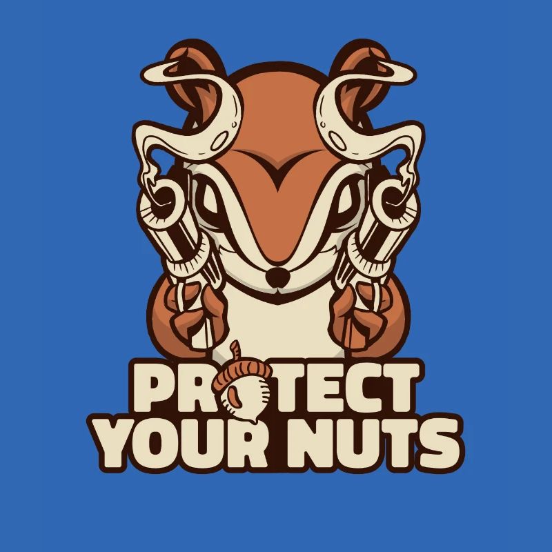 Protect Your Nuts Squirrel Fox Squirrel