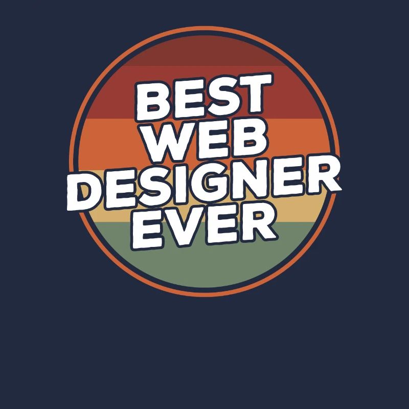 Vintage Bester Webdesigner aller Zeiten Programmierung