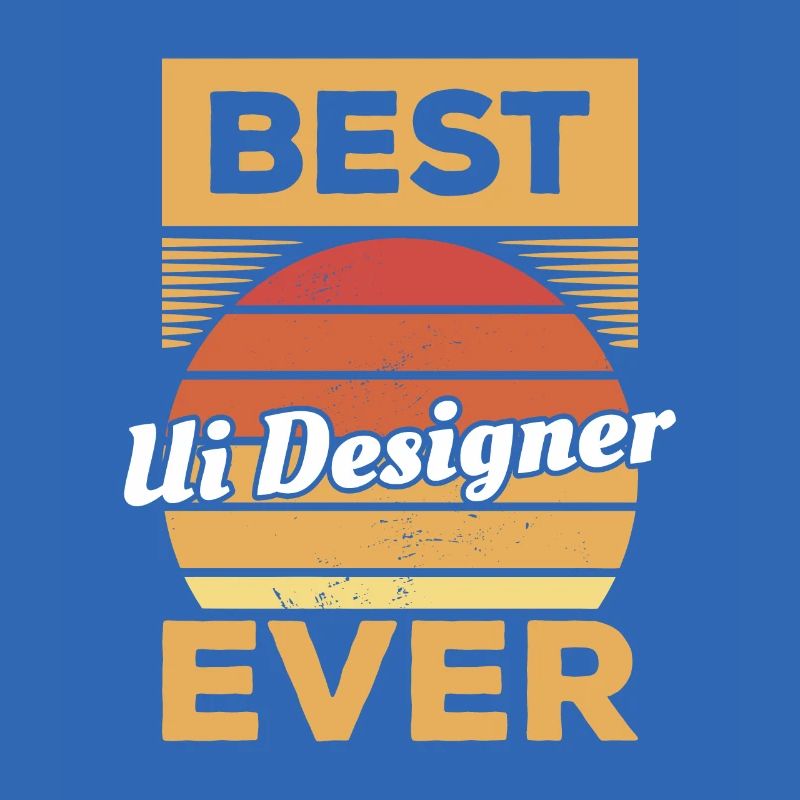 Vintage Best UI Designer Ever User Interface