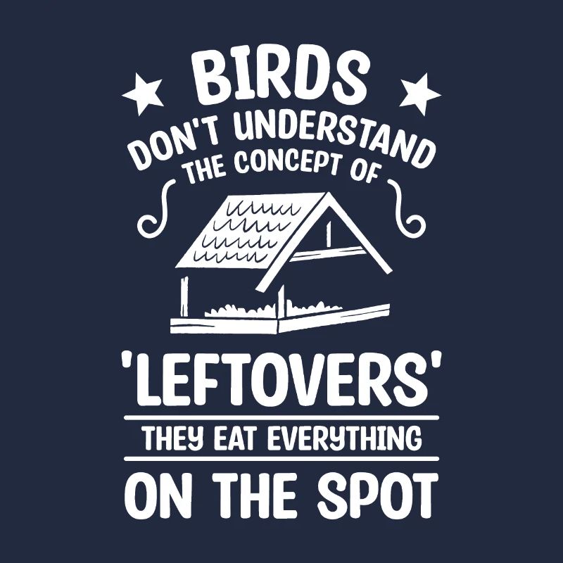 Les oiseaux ne comprennent pas le concept de « restes »