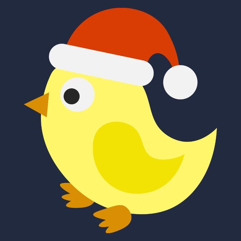 Festliches Weihnachtsküken