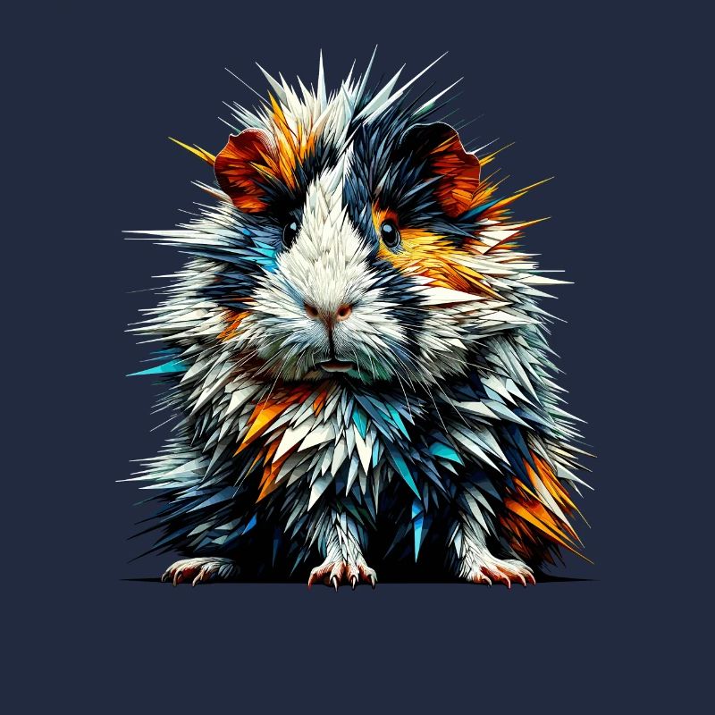 Polygone Art Cochon d’Inde amant Cochons d’Inde