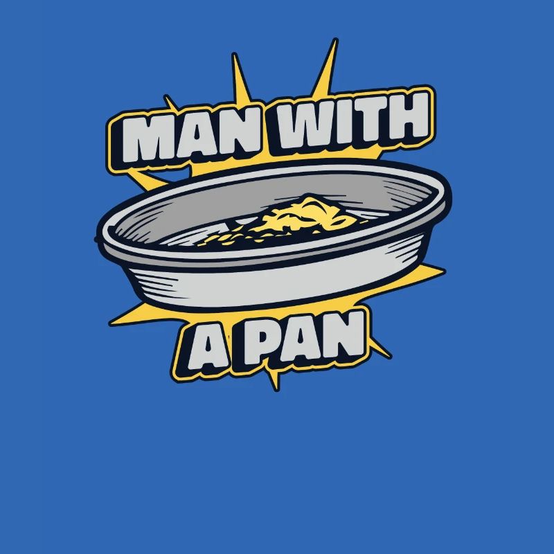 Man With A Pan Prospecting Miner Placer Mining