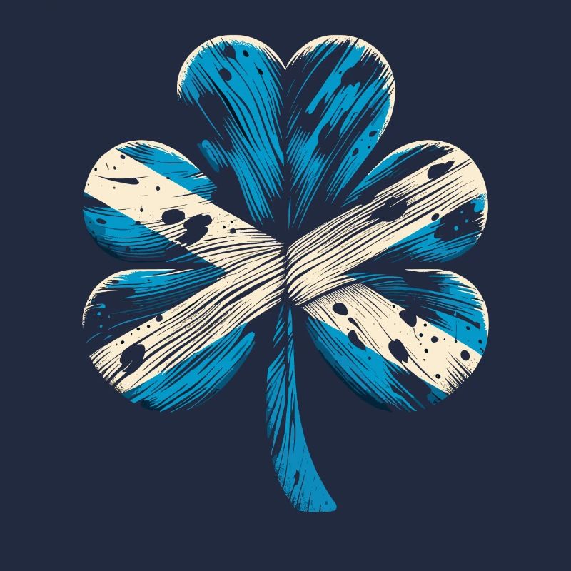 Shamrock Ecosse drapeau Saint Patrick St Patricks