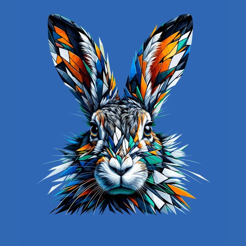 Polygon Art Jackrabbit Jackrabbits