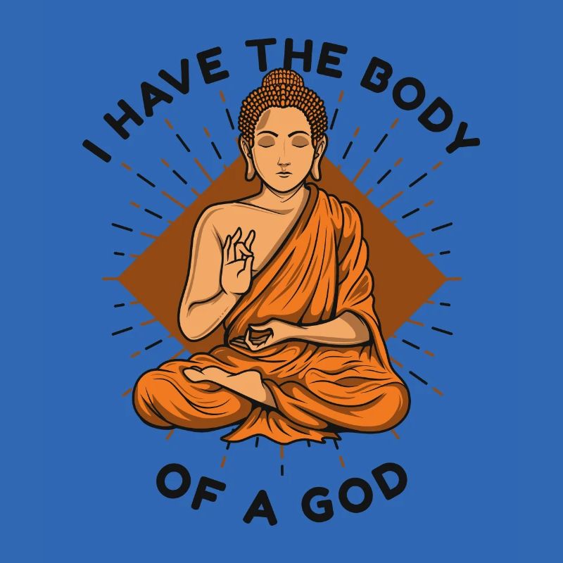 Ich habe den Körper einer buddhistischen Gott-Symbol-Statue