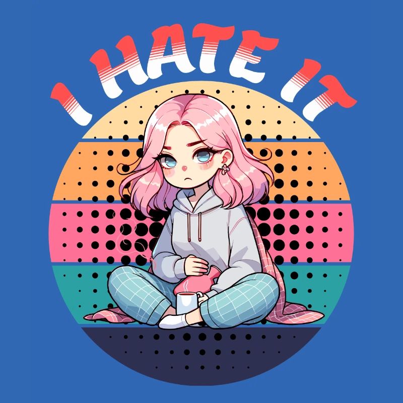 Periode I Hate It Regenbogen Stil