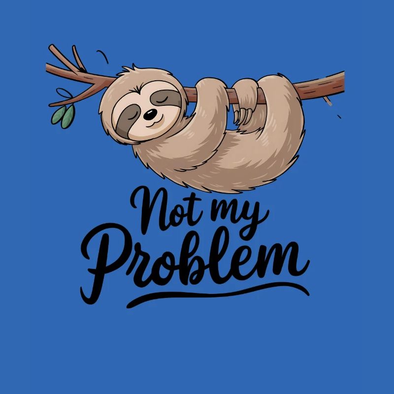 Faultier Ruhe: Not My Problem