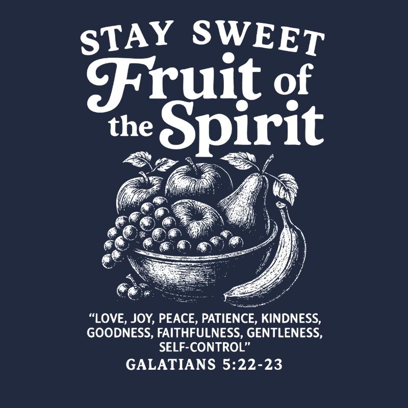 Fruit de l’ Conception de versets bibliques