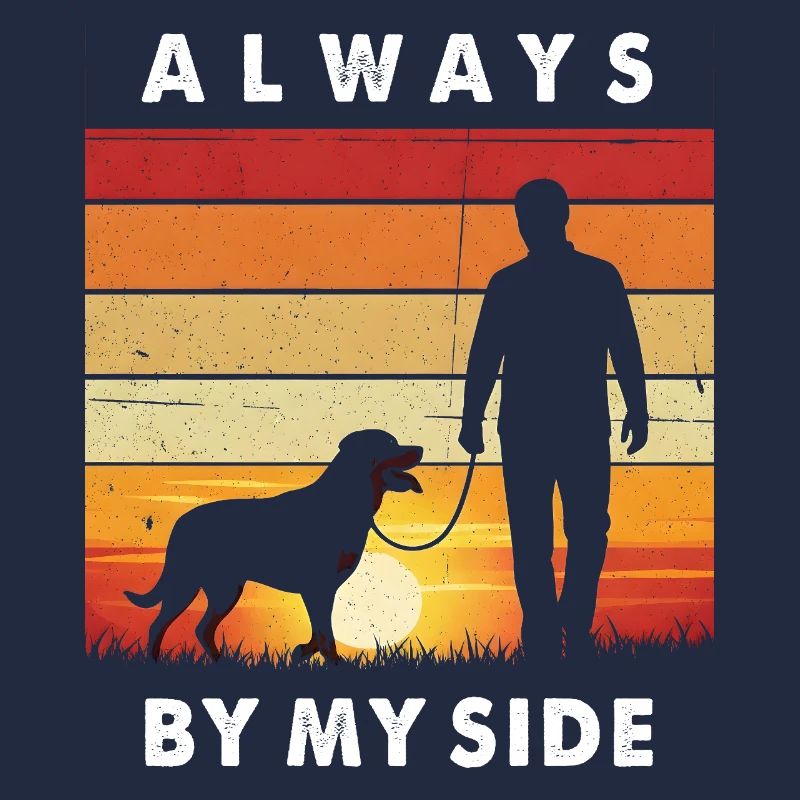 Rottweiler Always By My Side Gassi Retro