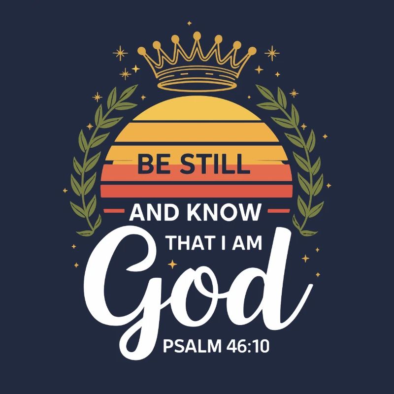Be Still And Know That I Am God Psalm 46:10 Krone