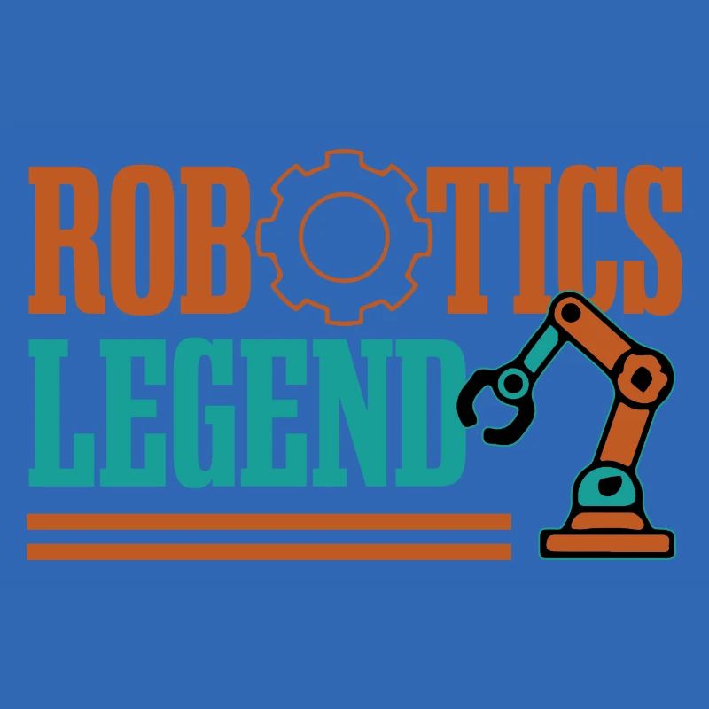 Robotics Legend Funny Robot Engineer