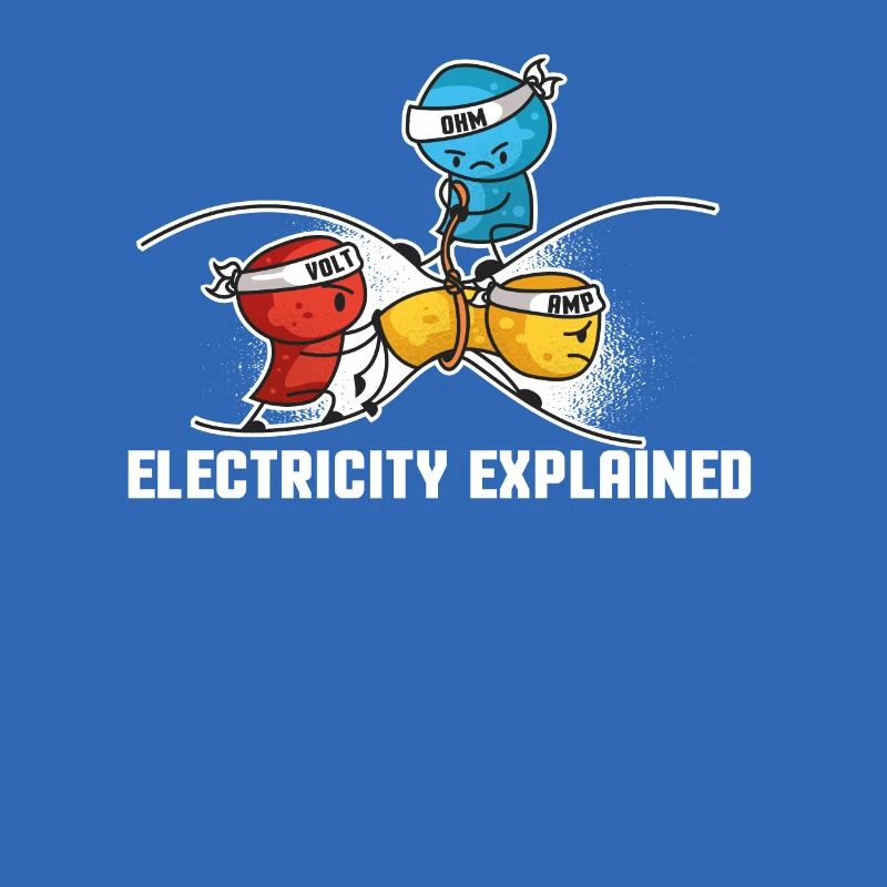 Electricity Explained Physik | Funny Lehrer Nerd