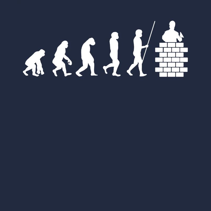 Maurer Evolution | funny wall builder gift