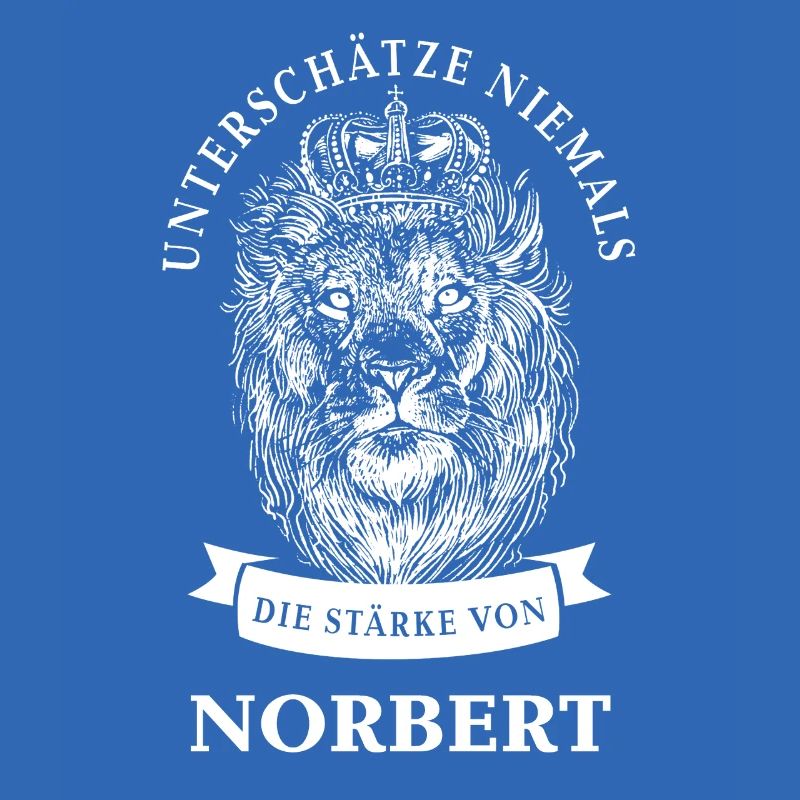 Norbert Geschenk Name Löwe