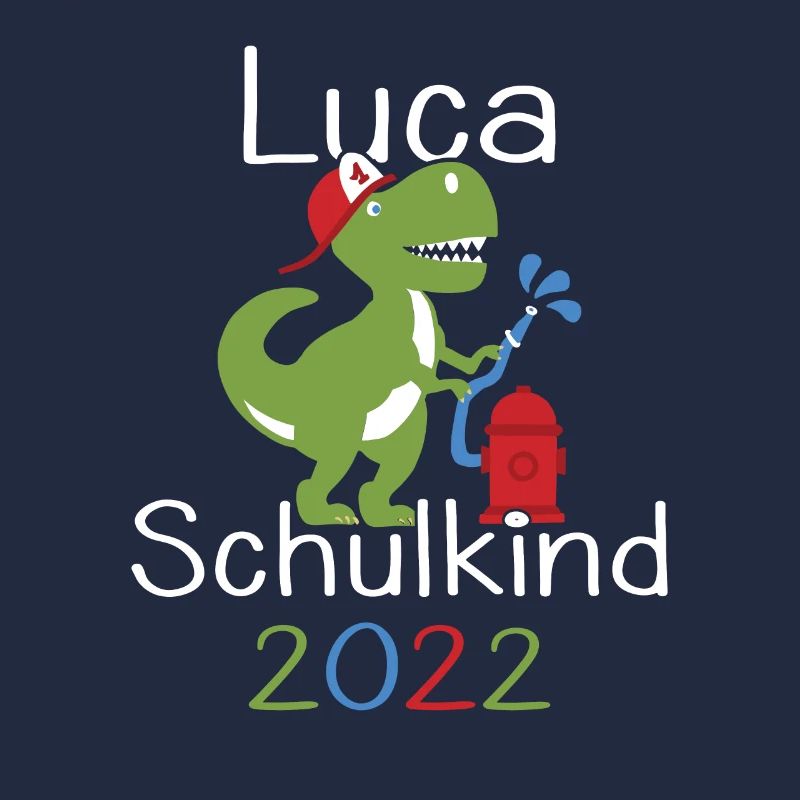 Luca 2022 T-Rex Einschulung Erstklässler 2022