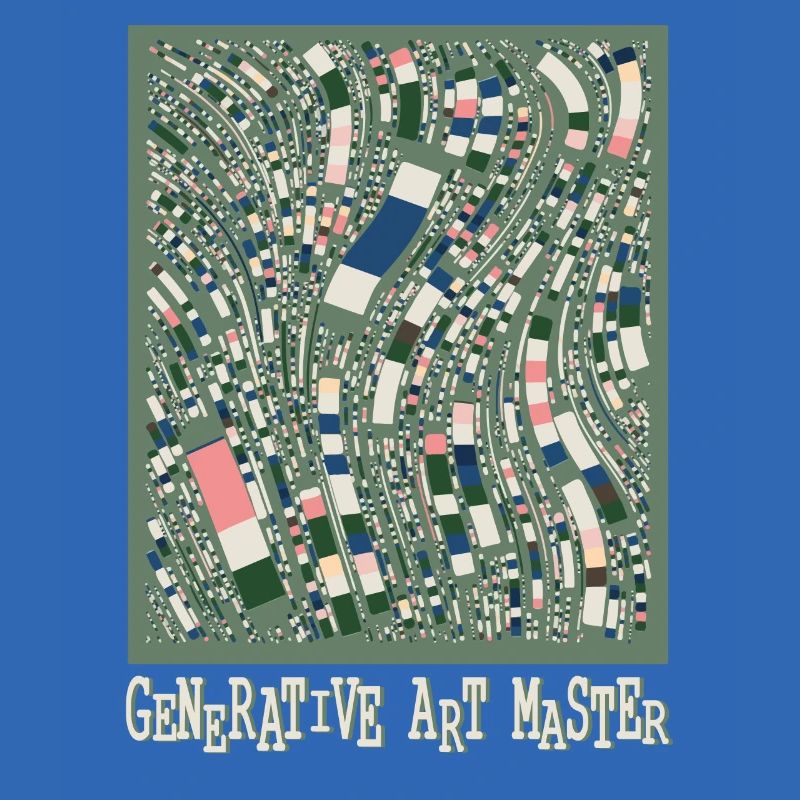Generativer Kunstmaster-Programmierbildcode