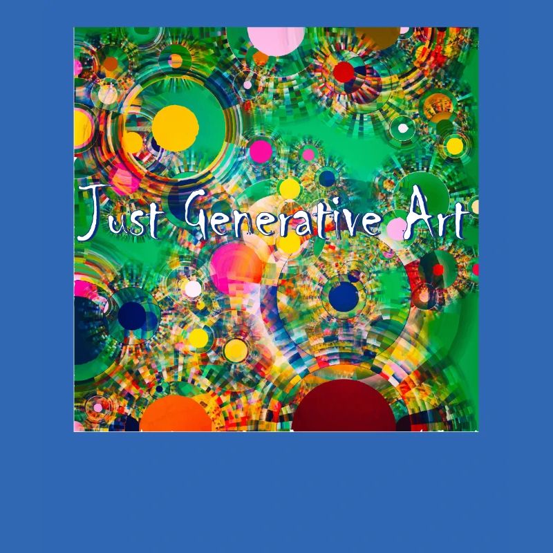 Code d’image de programmation artistique générative uniquement
